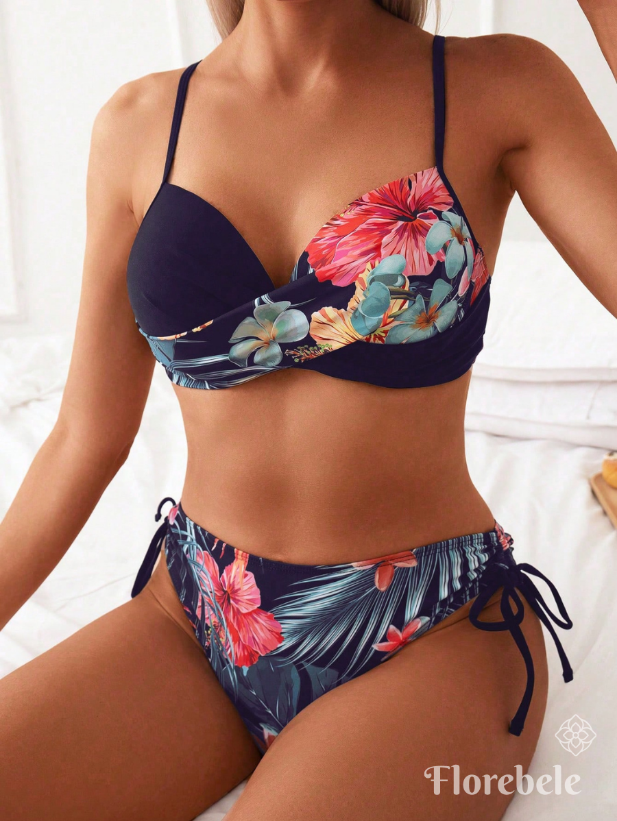 BIKINI PUSH UP CON ESTAMPADO FLORAL