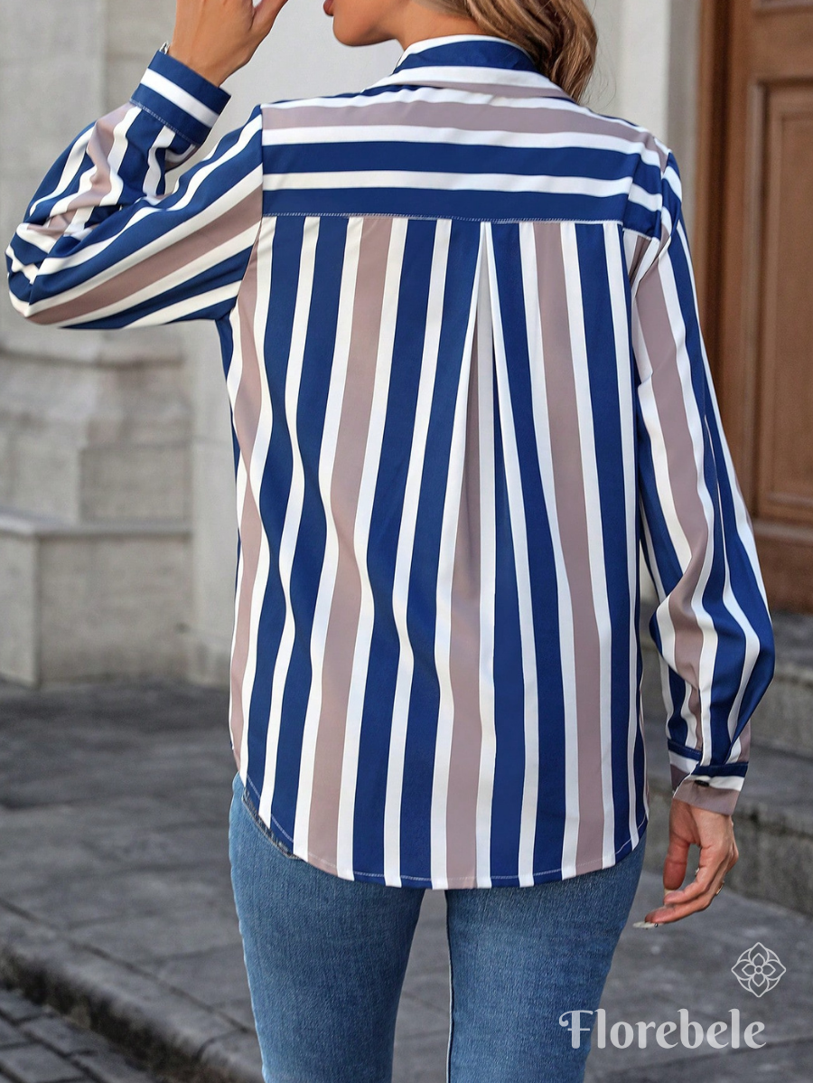 CAMISA A RAYAS MANGA LARGA