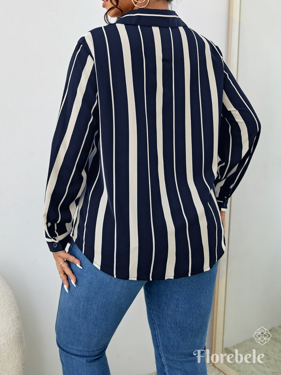 CAMISA A RAYAS MANGA LARGA