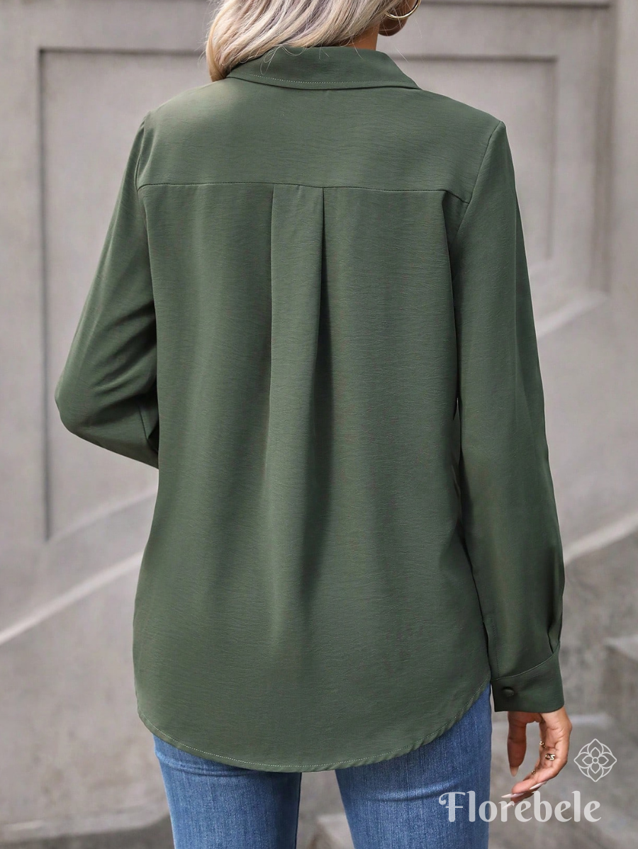 CAMISA UNICOLOR MANGA LARGA