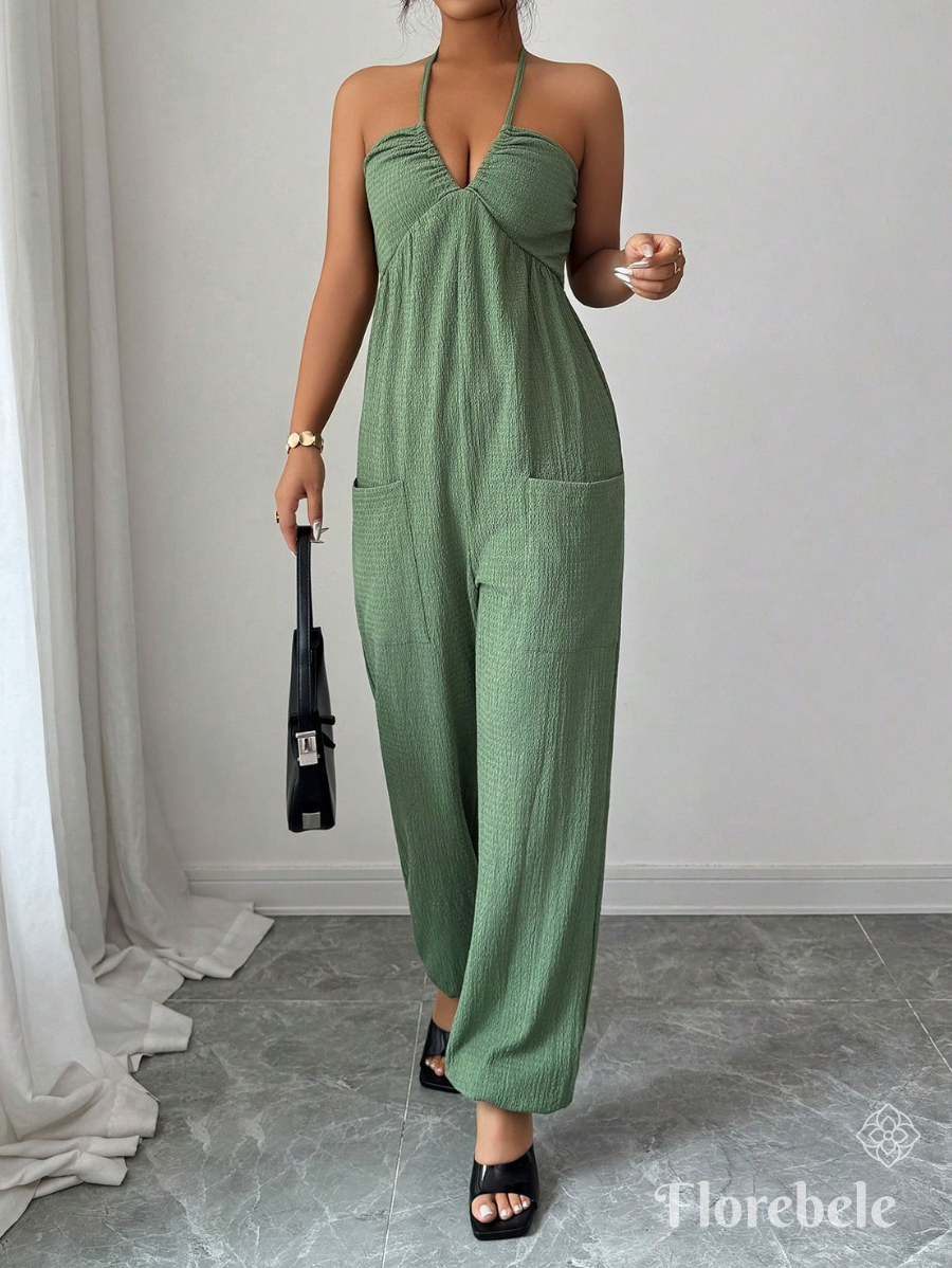 ENTERITO CON BOLSILLOS Y TIRANTES