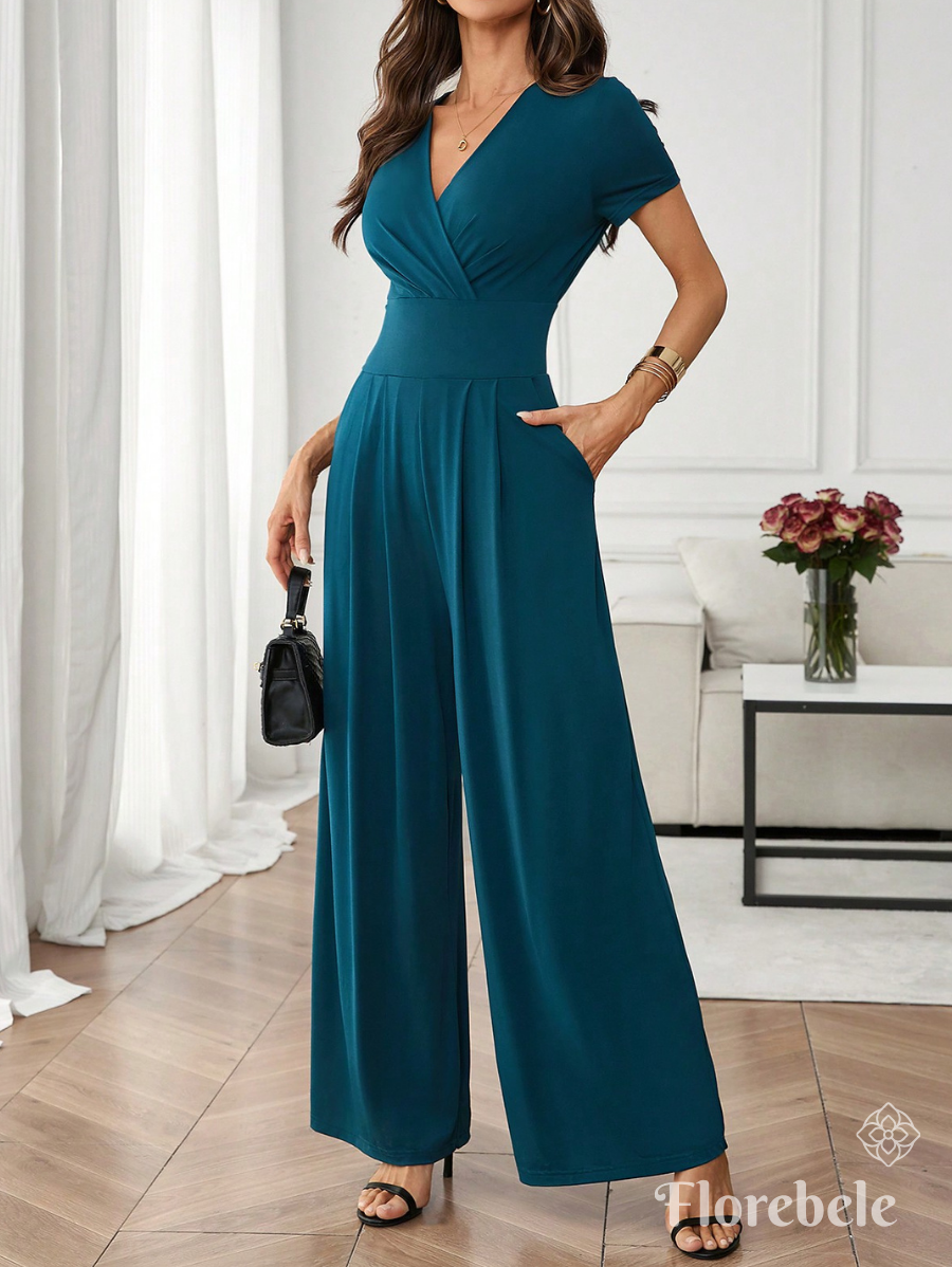 ENTERITO CON ESCOTE EN V UNICOLOR