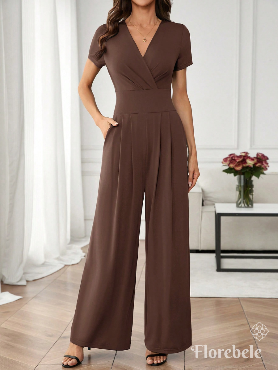 ENTERITO CON ESCOTE EN V UNICOLOR