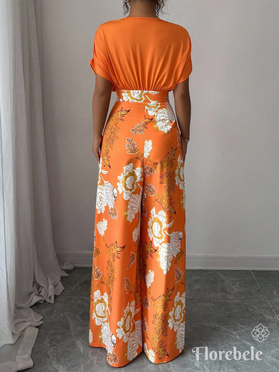 ENTERITO DE PIERNA ANCHA ESTAMPADO