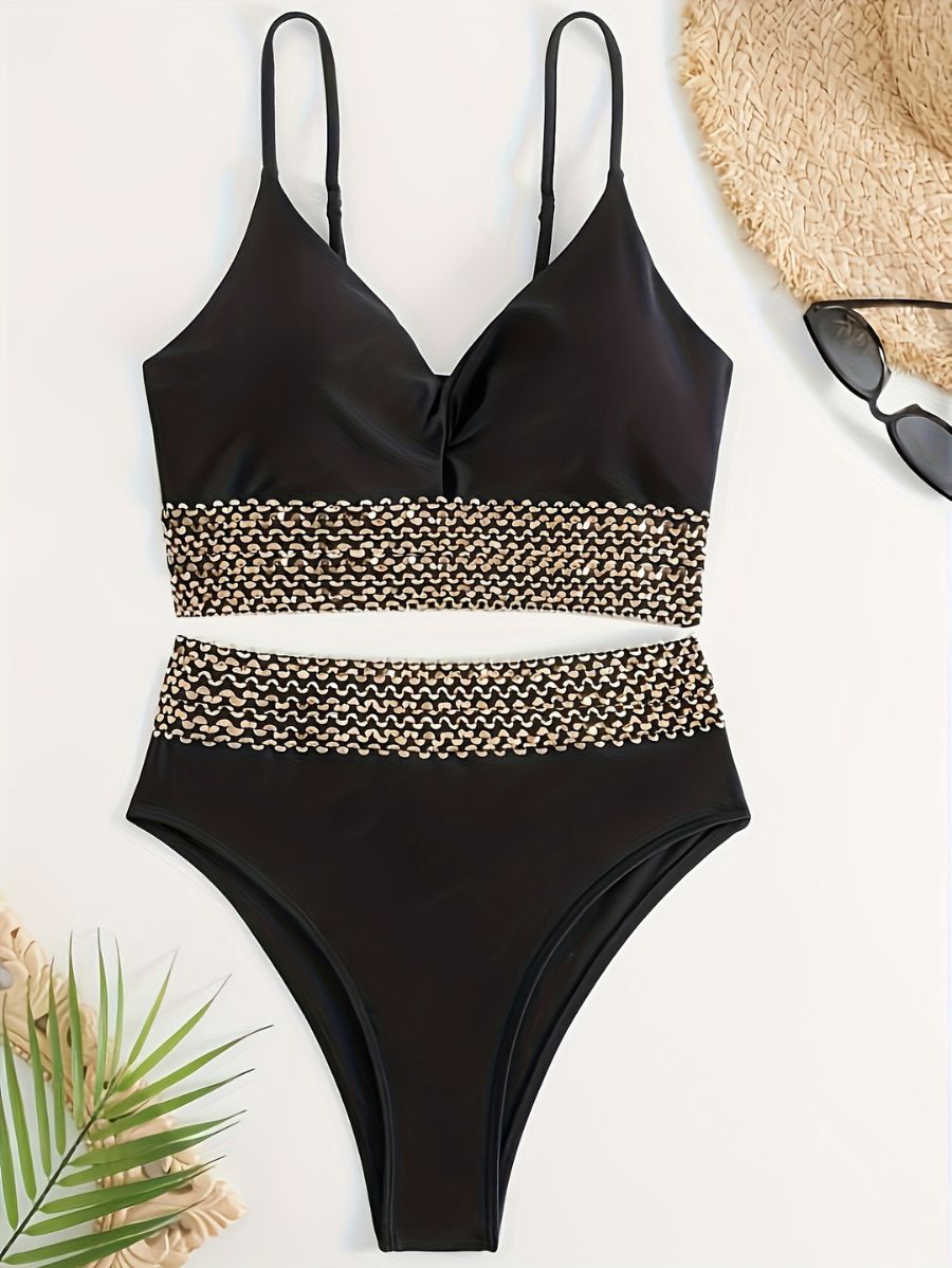 BIKINI CON DETALLES DORADOS Bikini 01 Florebele