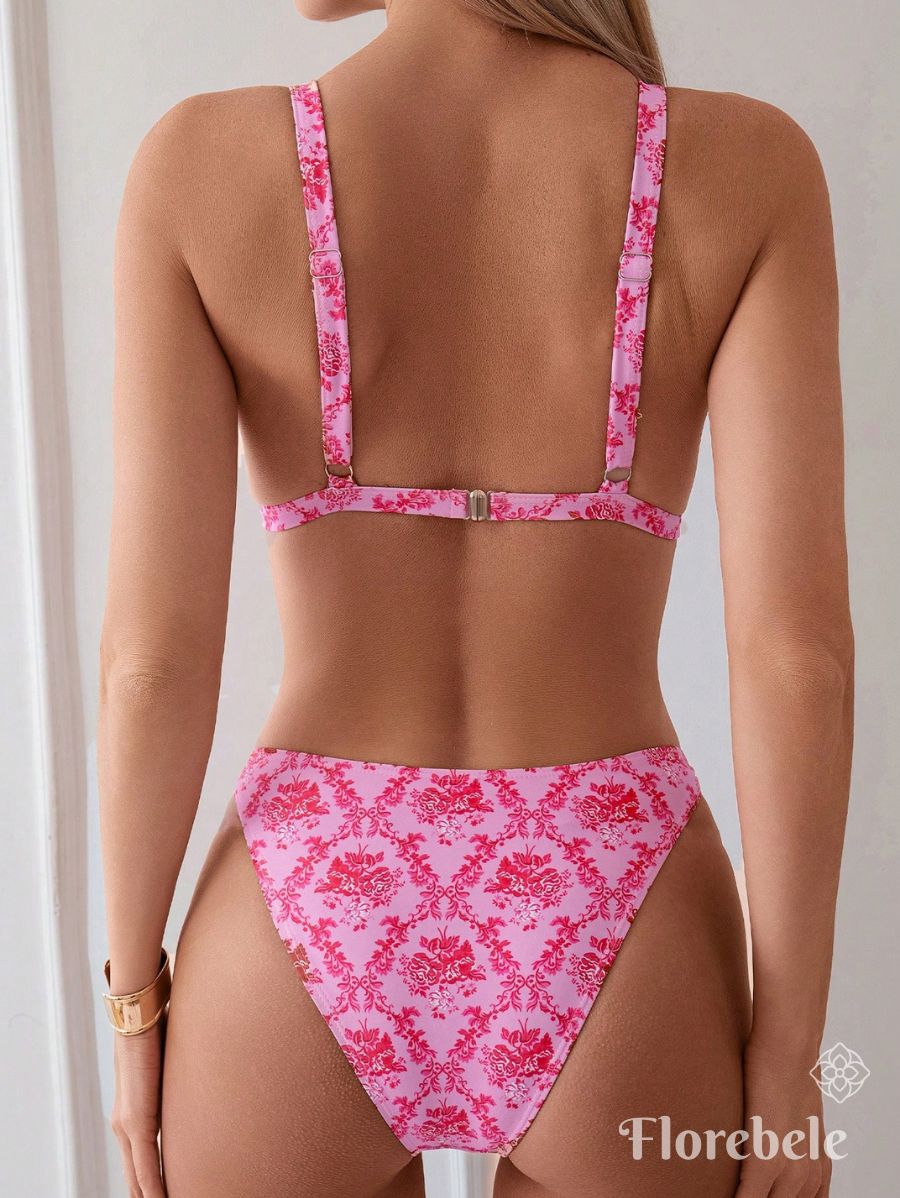 BIKINI CON ESTAMPADO FLORAL Bikini 37 Florebele
