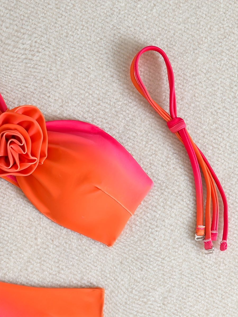 BIKINI CON FLOR Y DEGRADADO Bikini 12 Florebele