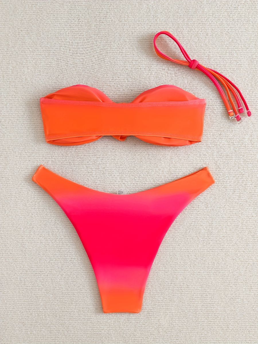 BIKINI CON FLOR Y DEGRADADO Bikini 12 Florebele