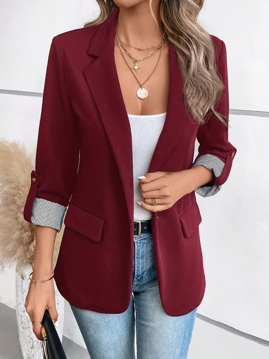 BLAZER CON DETALLE DE ESTRELLA Blazer 04 Florebele Bordo S