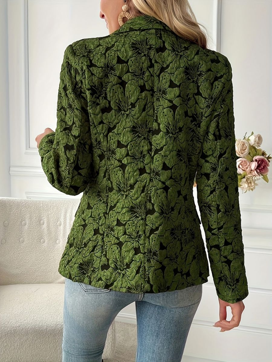 BLAZER CON TEXTURA FLORAL Blazer 08 Florebele