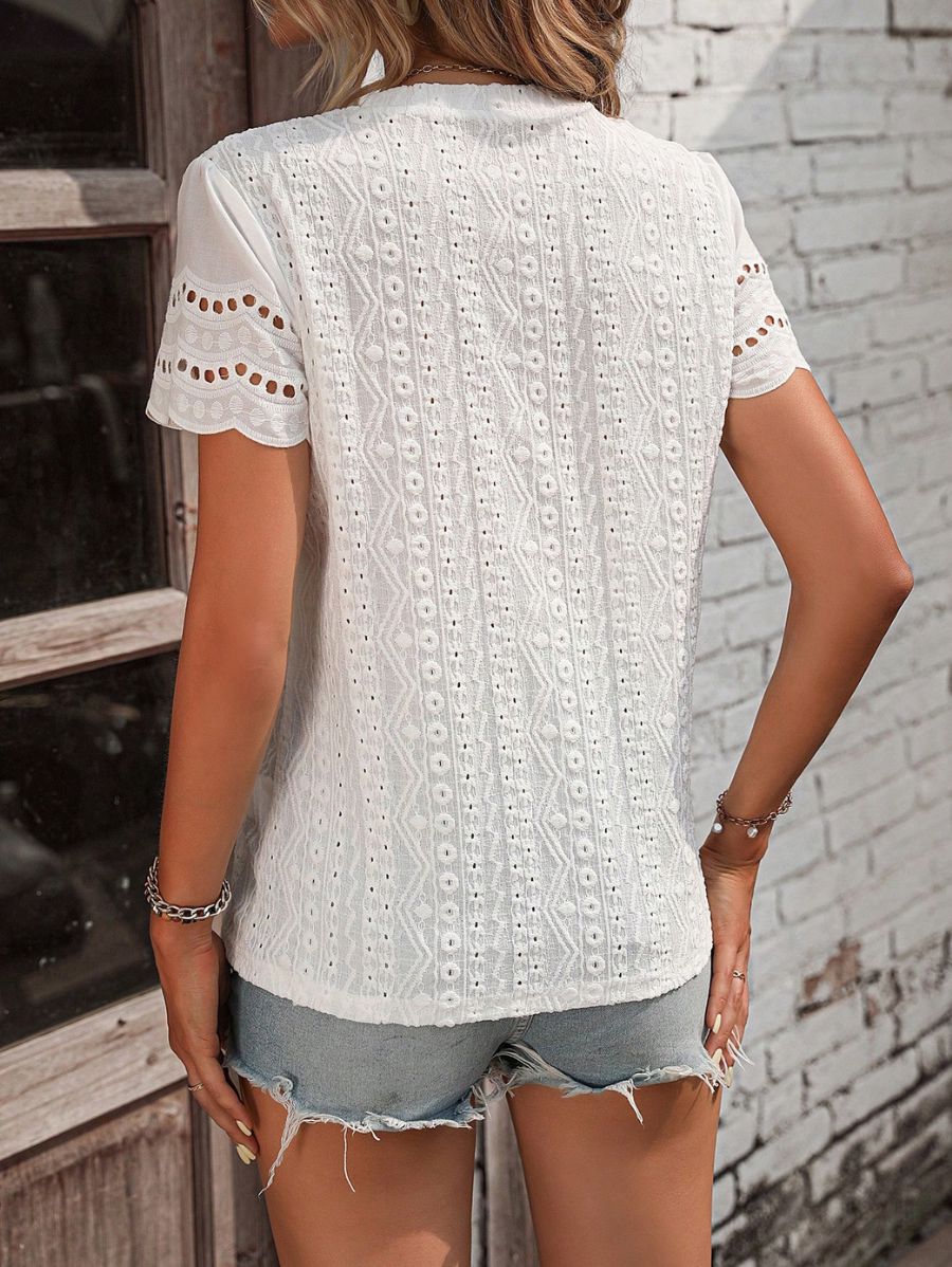 BLUSA CON BORDADO Blusa 41 Florebele