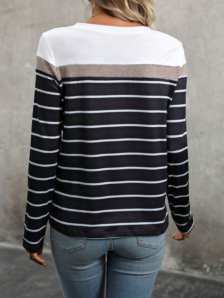 BLUSA MANGA LARGA A RAYAS Blusa 08 Florebele