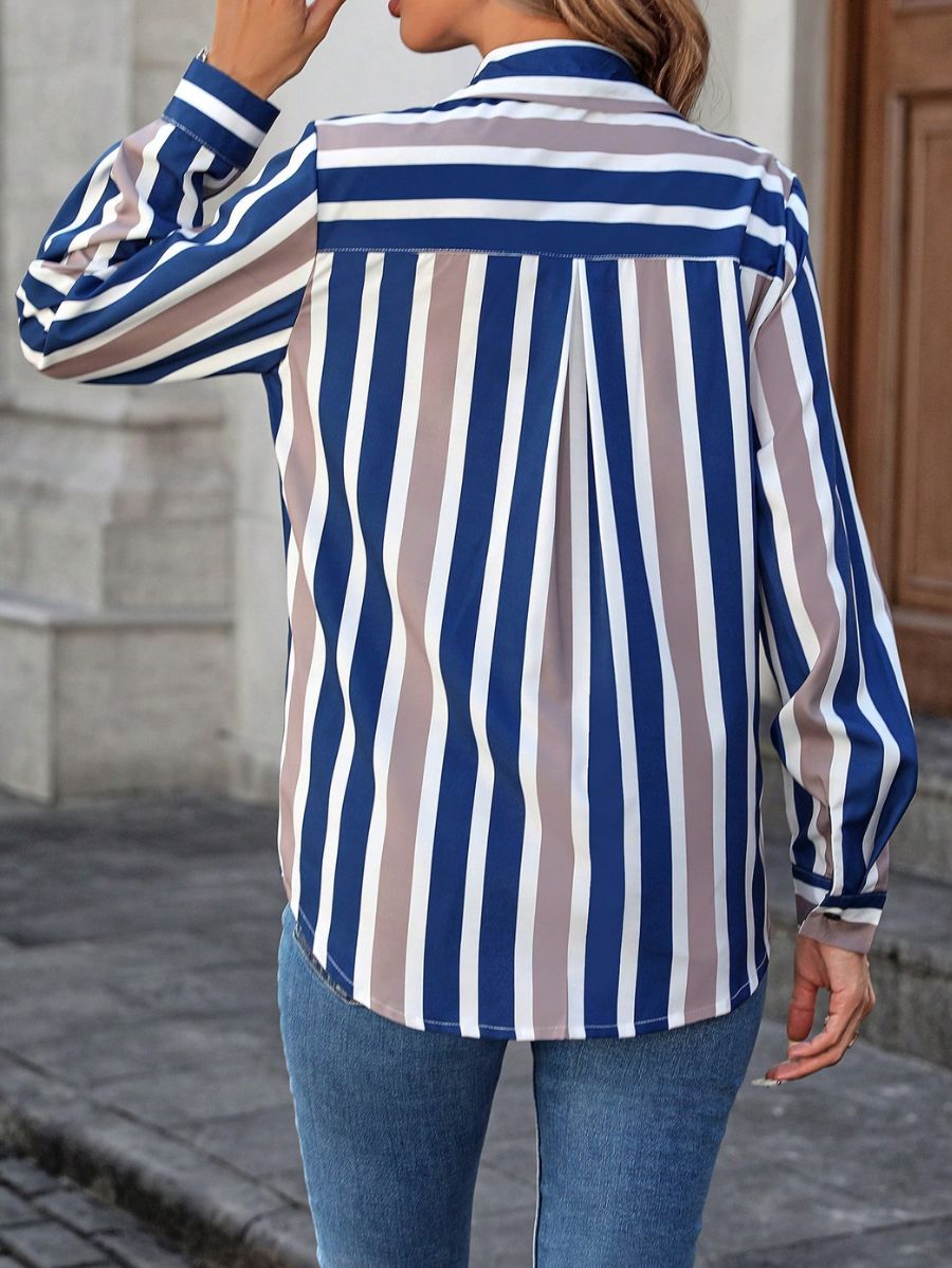 CAMISA A RAYAS MANGA LARGA Camisa 17 Florebele