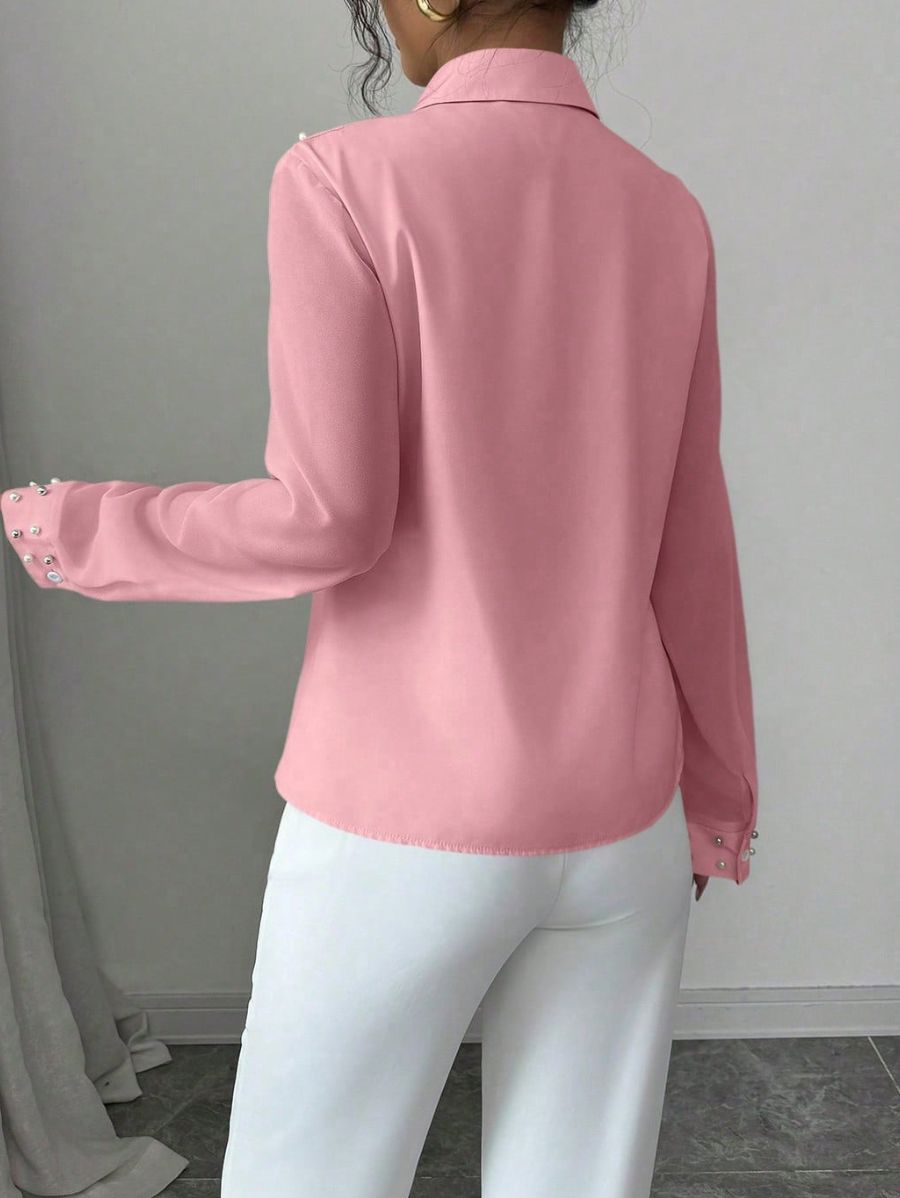 CAMISA CON PERLAS Camisa 03 Florebele
