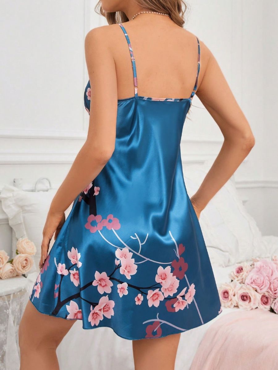 CAMISÓN CON ESTAMPADO FLORAL Camisón 10 Florebele