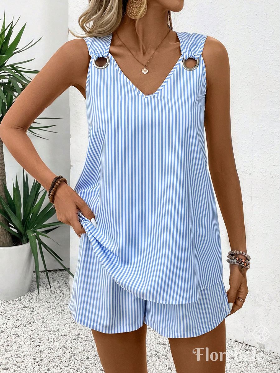 CONJUNTO A RAYAS Conjunto 17 Florebele S