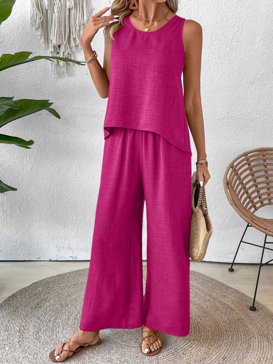 CONJUNTO CON DETALLE EN ESPALDA Conjunto 14 Florebele Rosa S