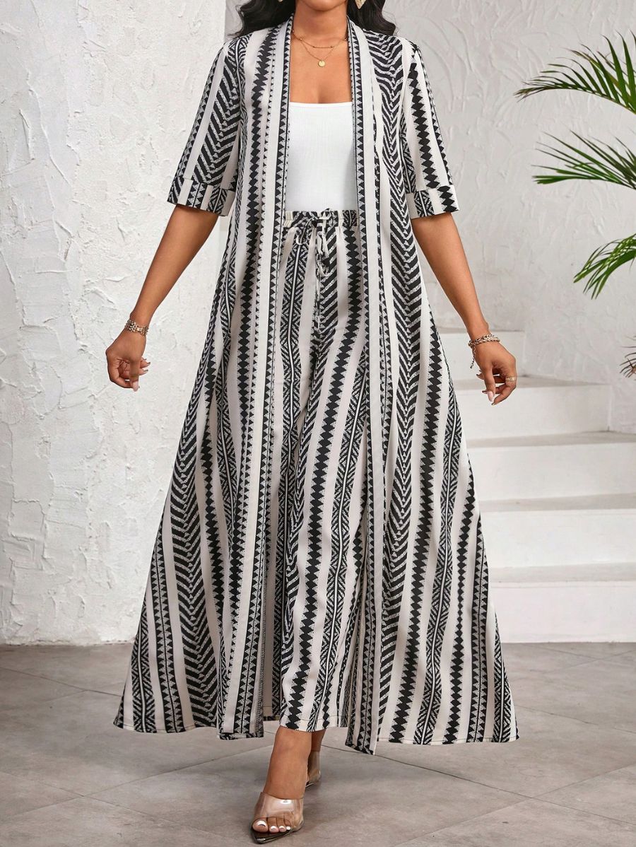 CONJUNTO CON ESTAMPADO GEOMÉTRICO Conjunto 18 Florebele