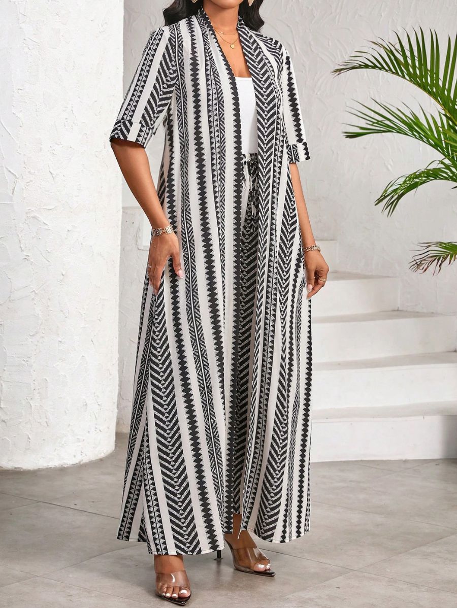 CONJUNTO CON ESTAMPADO GEOMÉTRICO Conjunto 18 Florebele