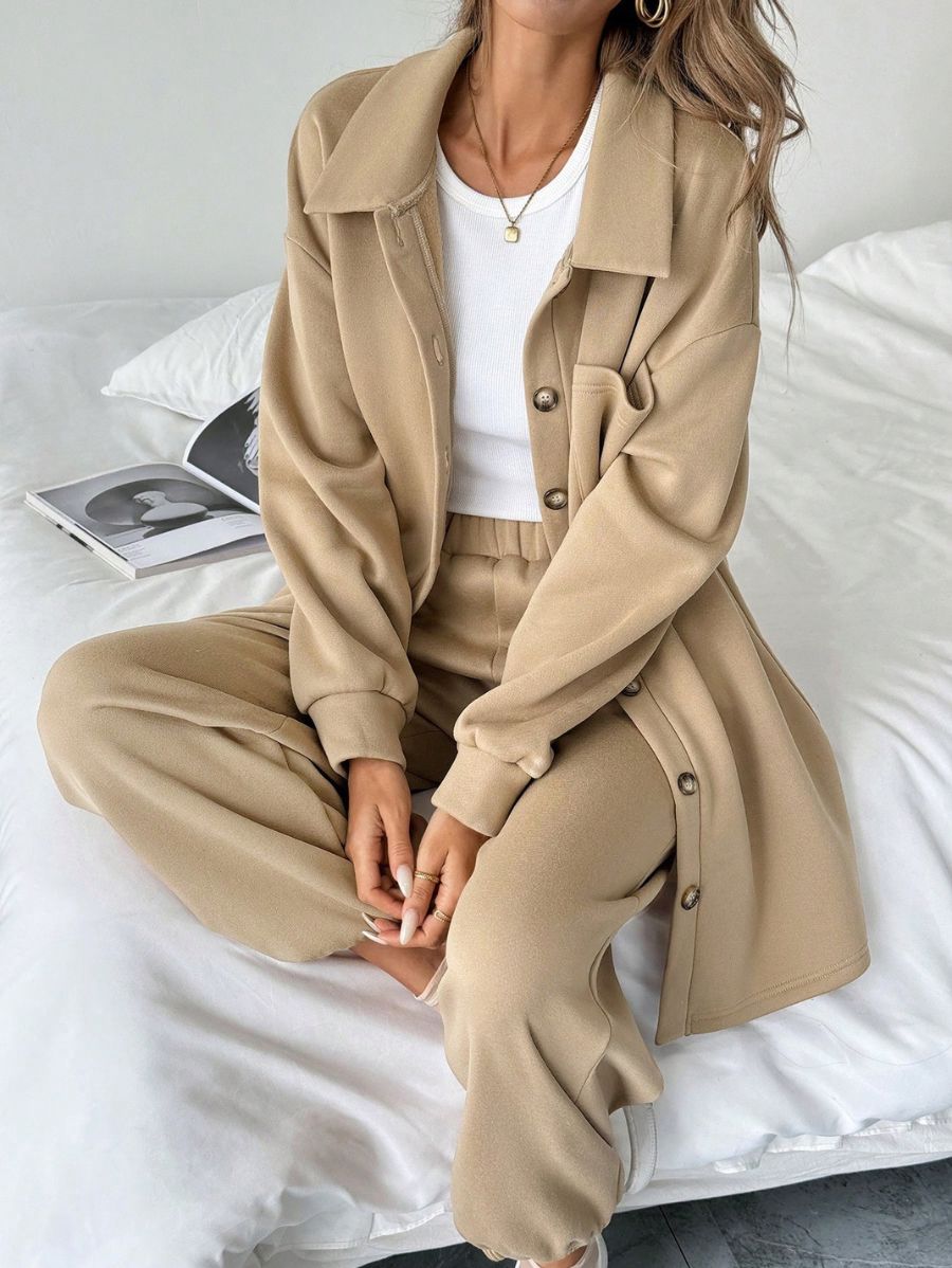CONJUNTO DE CHAQUETA CON BOTONES Y PANTALÓN Conjunto 02 Florebele