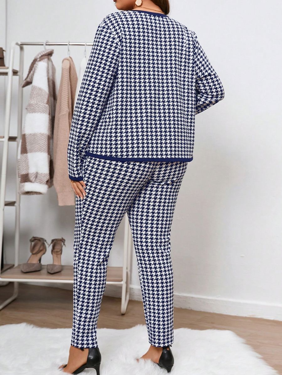 CONJUNTO DE CHAQUETA Y PANTALÓN Conjunto Plus Size 08 Florebele