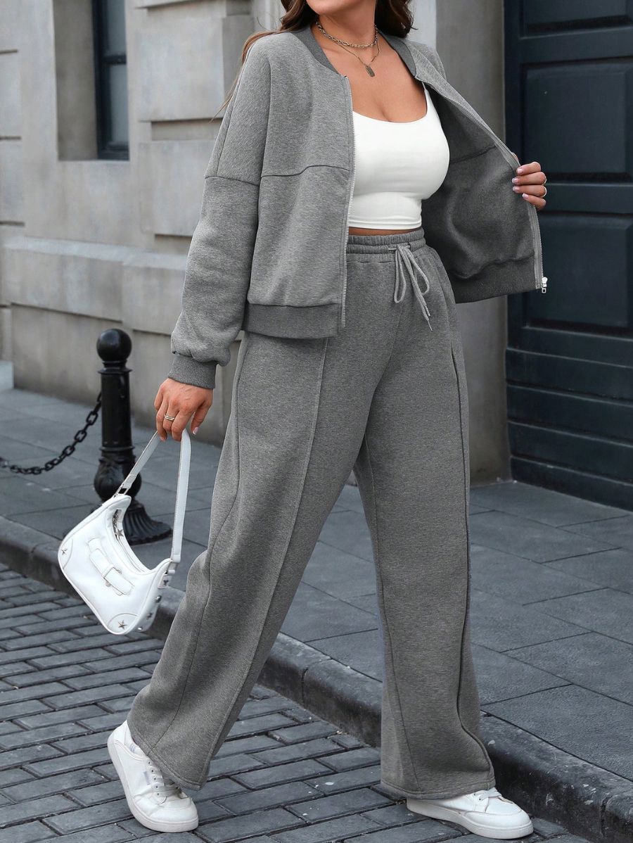 CONJUNTO DEPORTIVO DE CAMPERA Y PANTALÓN Conjunto Plus Size 05 Florebele