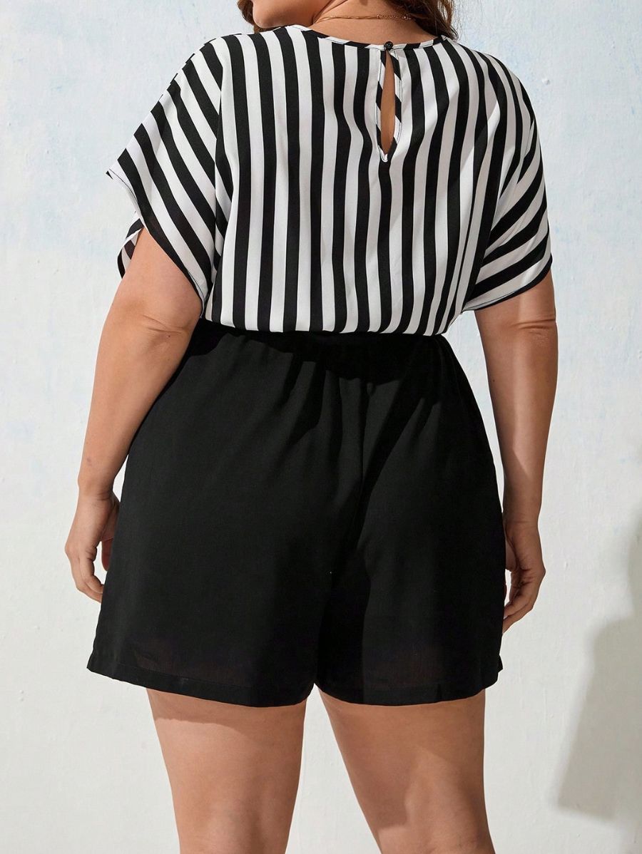 ENTERITO A RAYAS Enterito Plus SIze 01 Florebele