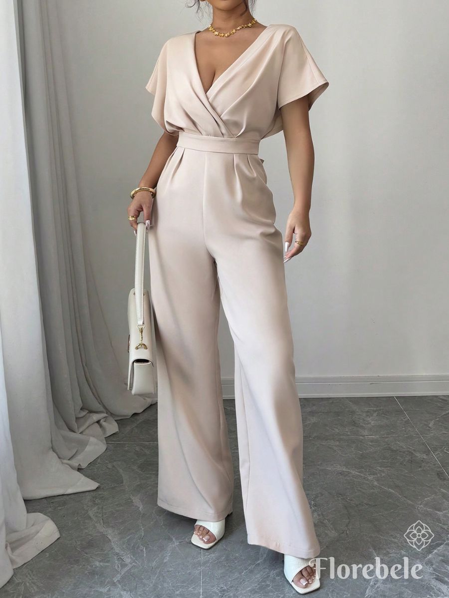 ENTERITO CON ESCOTE EN V Enterito 03 Florebele Beige S