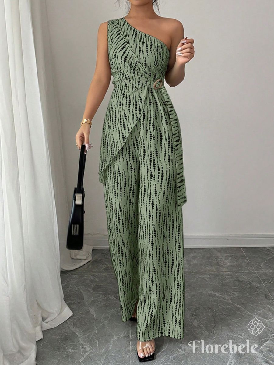 ENTERITO CON LAZO ESTAMPADO Enterito 07 Florebele Verde S