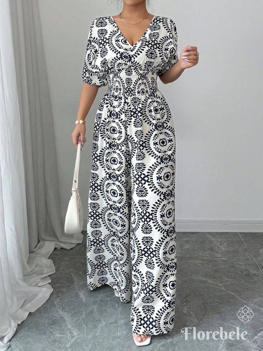 ENTERITO ESTAMPADO CON CINTURA ELÁSTICA Enterito 05 Florebele S