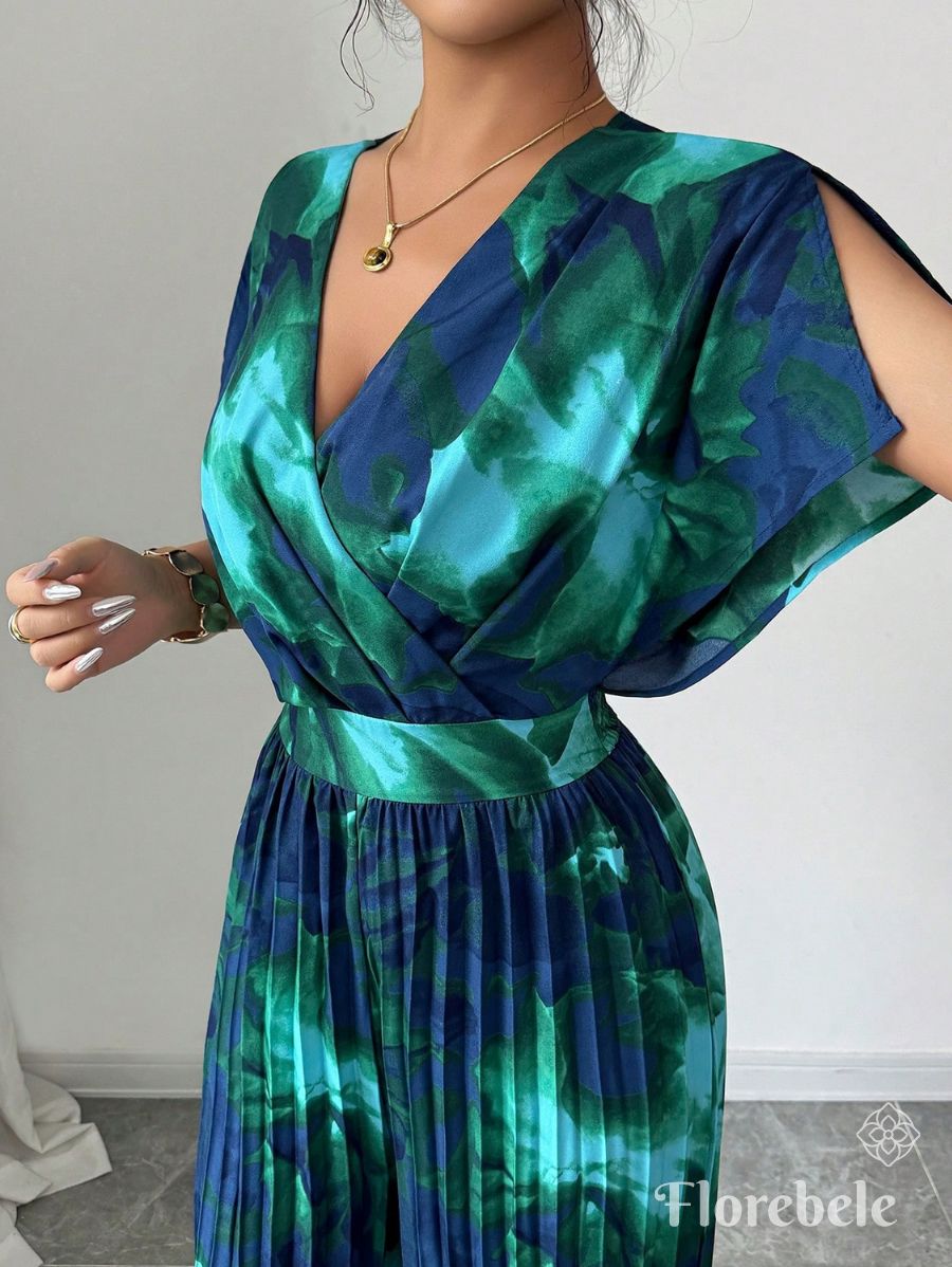 ENTERITO PLISADO CON ESCOTE EN V Enterito 09 Florebele