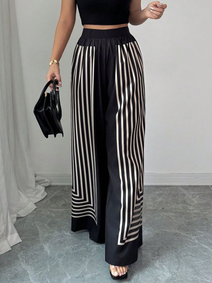 PANTALÓN A RAYAS Pantalón 18 Florebele