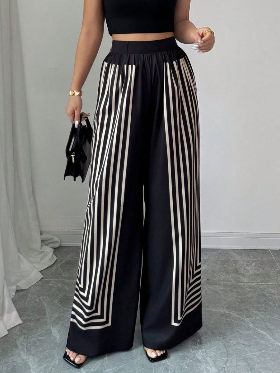 PANTALÓN A RAYAS Pantalón 18 Florebele