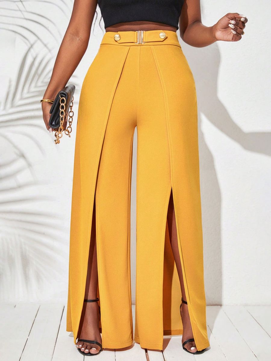 PANTALÓN CON BOTONES Y HEBILLA Pantalón 11 Florebele