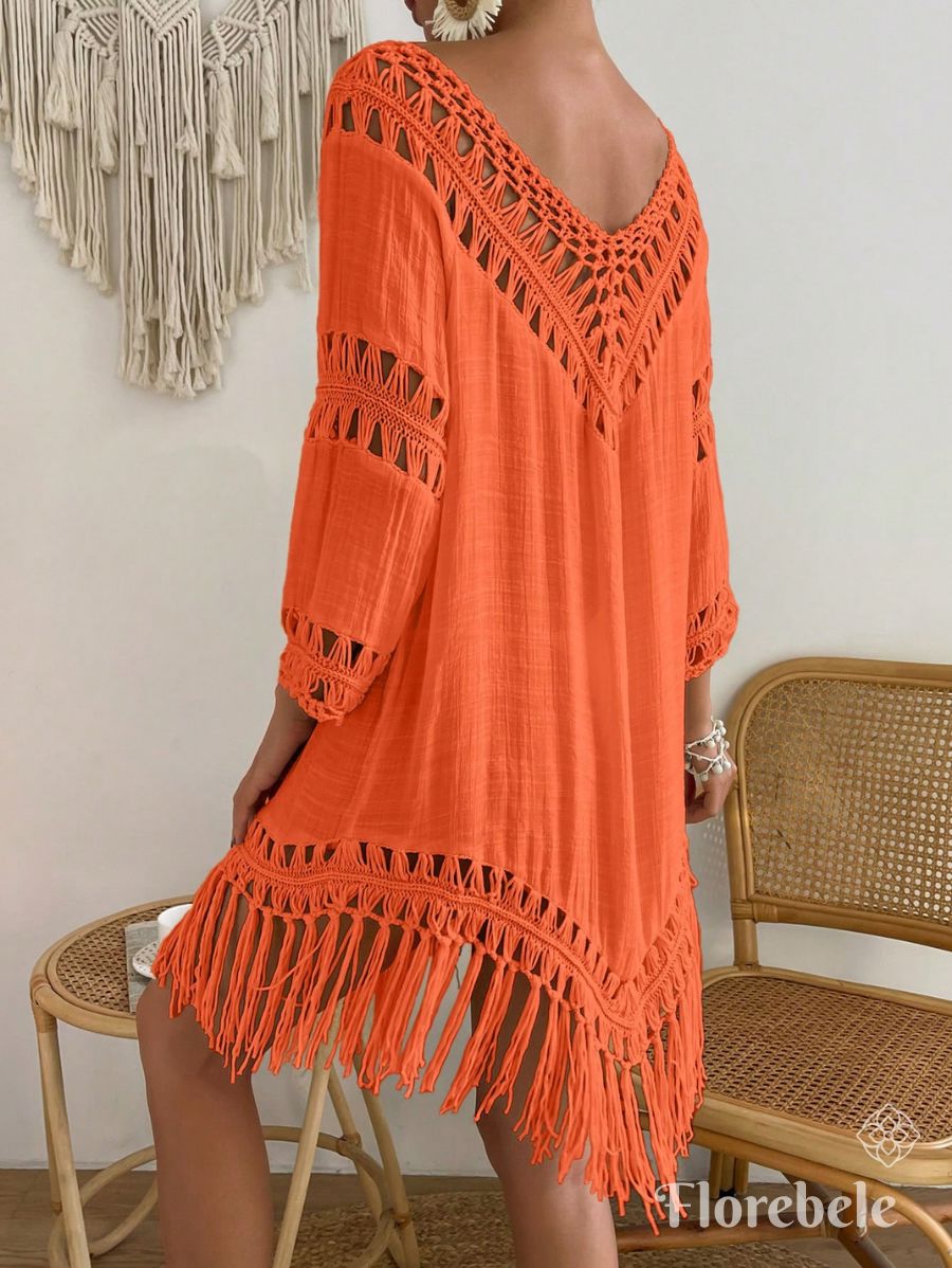 SALIDA DE PLAYA CON CROCHET Salida de Playa 21 Florebele