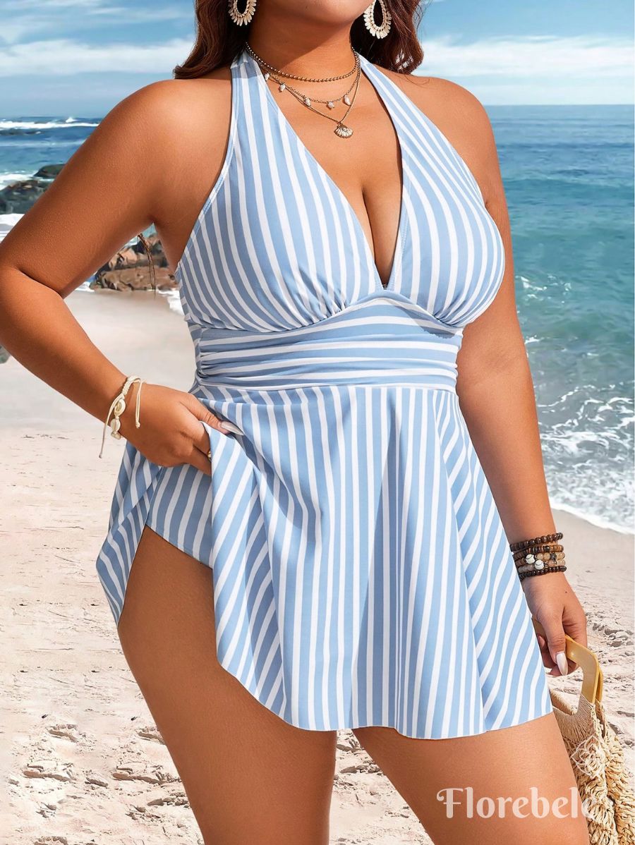 TANKINI A RAYAS Tankini Plus Size 10 Florebele 0XL