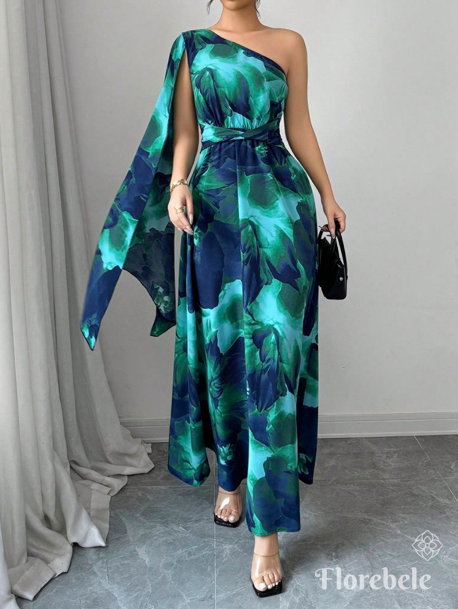 VESTIDO DE UN HOMRBO ESTAMPADO Vestido 28 Florebele