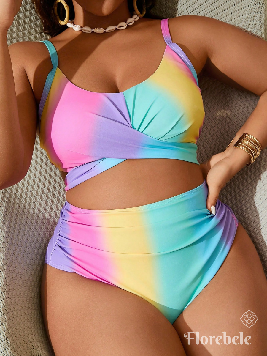 BIKINI CON DEGRADADO COLORIDO