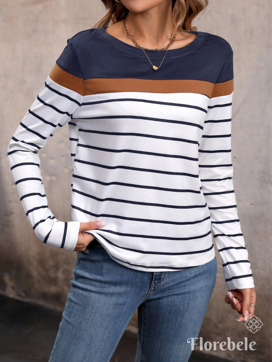 BLUSA MANGA LARGA A RAYAS