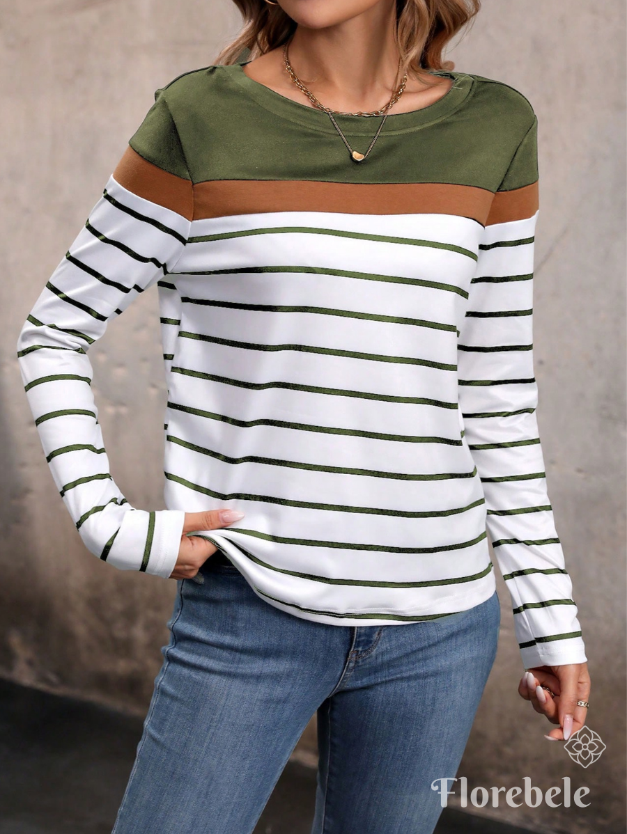 BLUSA MANGA LARGA A RAYAS