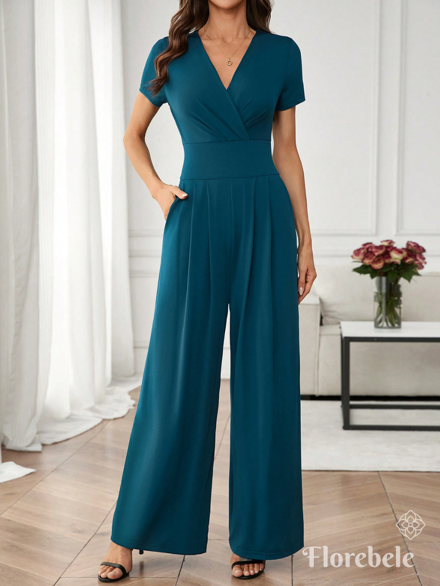 ENTERITO CON ESCOTE EN V UNICOLOR