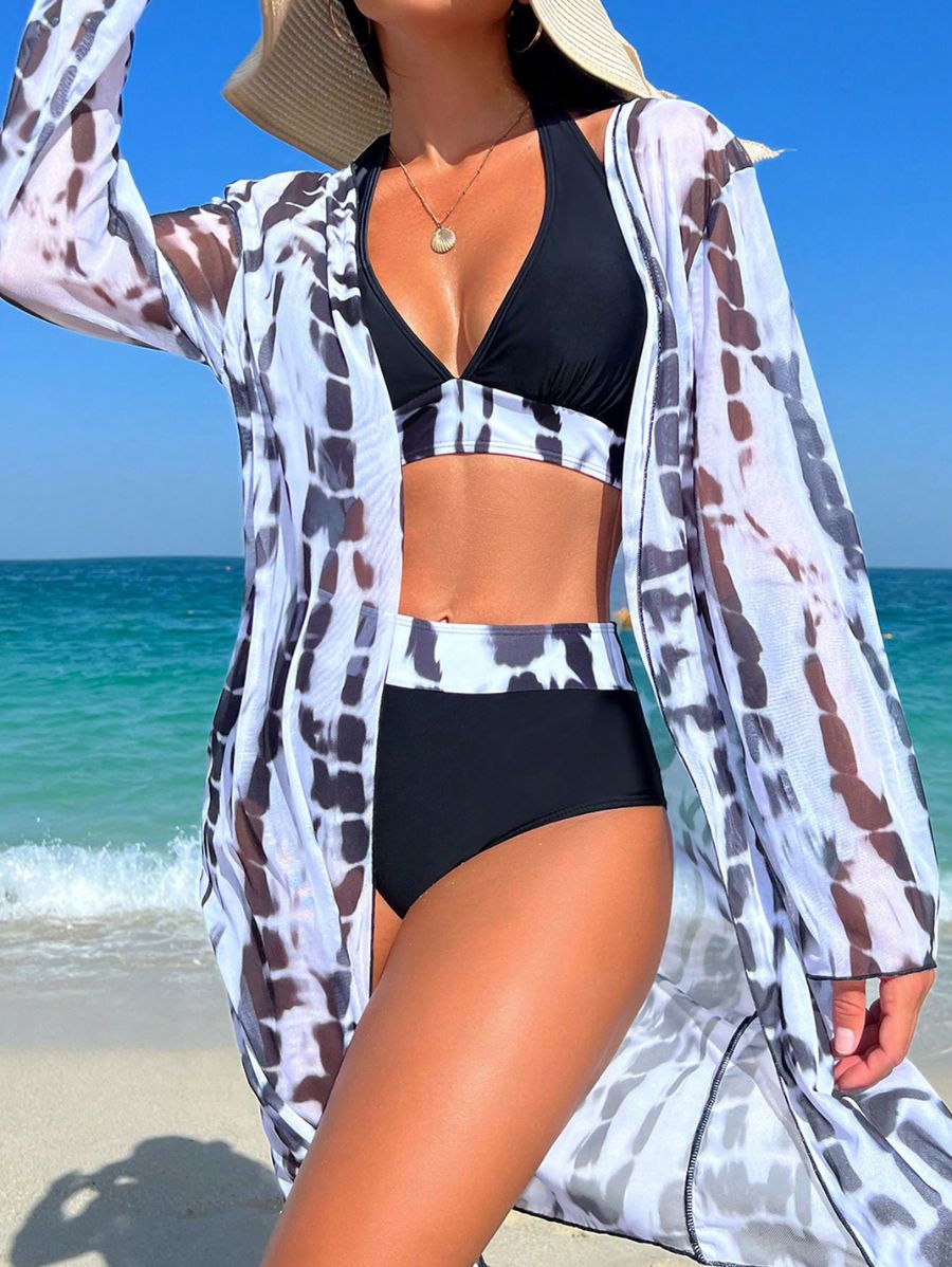 BIKINI CON ESTAMPADO TIE-DYE Y SALIDA Bikini 27 Florebele S 