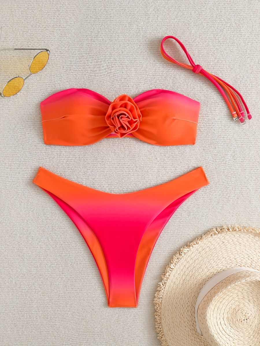 BIKINI CON FLOR Y DEGRADADO Bikini 12 Florebele S 