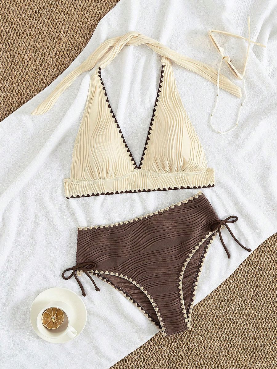 BIKINI CON TEXTURA Y TIRANTES Bikini 30 Florebele 