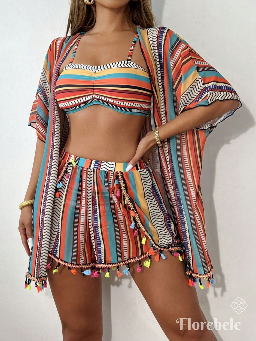 BIKINI DE 4 PIEZAS ESTAMPADO Bikini 34 Florebele S 