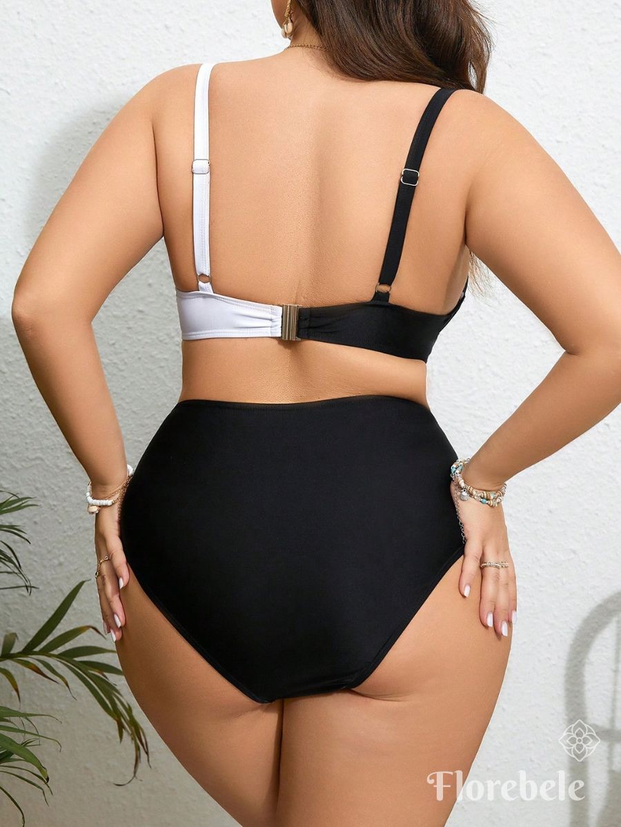 BIKINI PUSH UP DE COLOR COMBINADO Bikini Plus Size 15 Florebele 