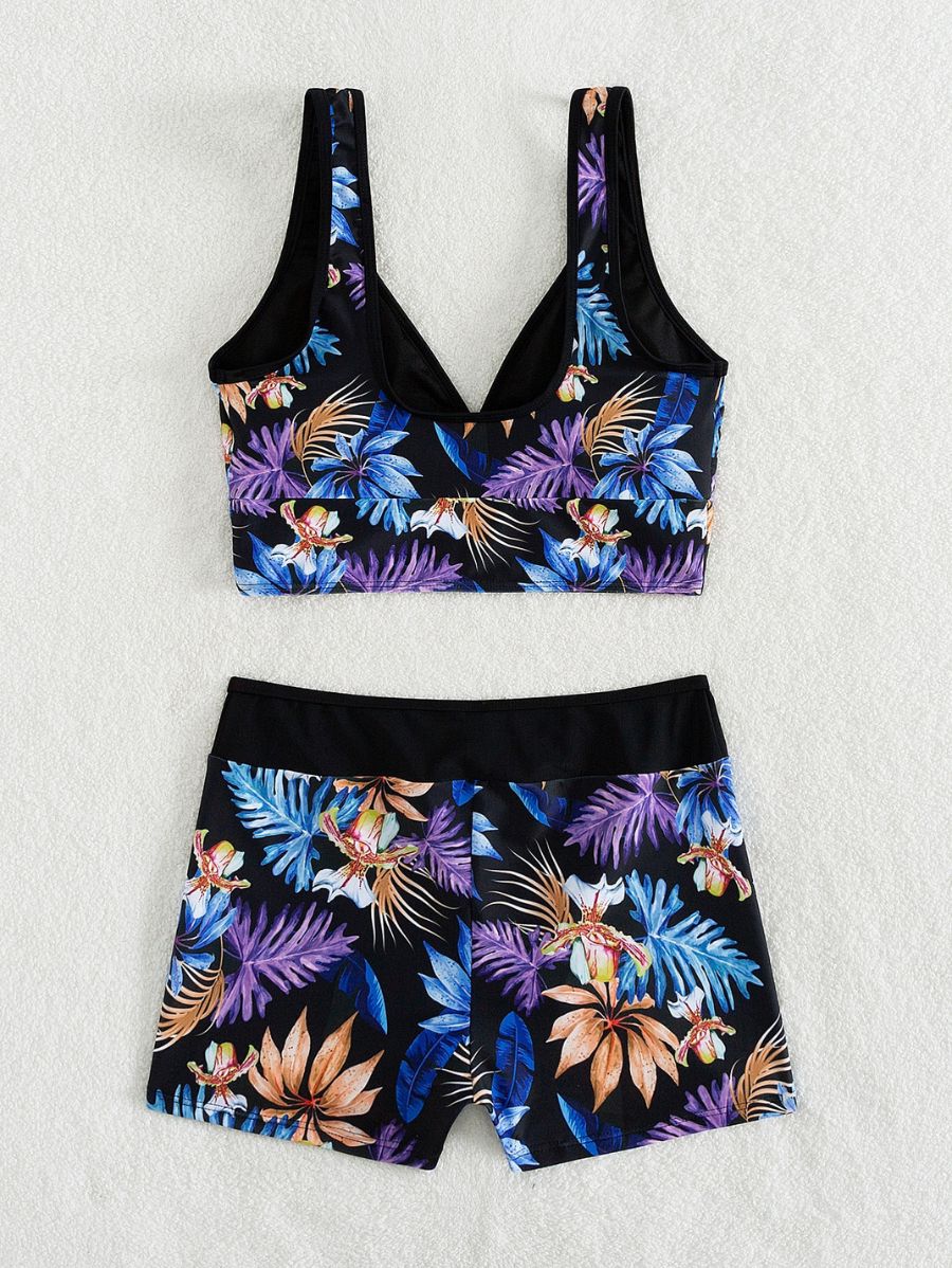 BIKINI SHORT CON ESTAMPADO FLORAL Bikini 33 Florebele 