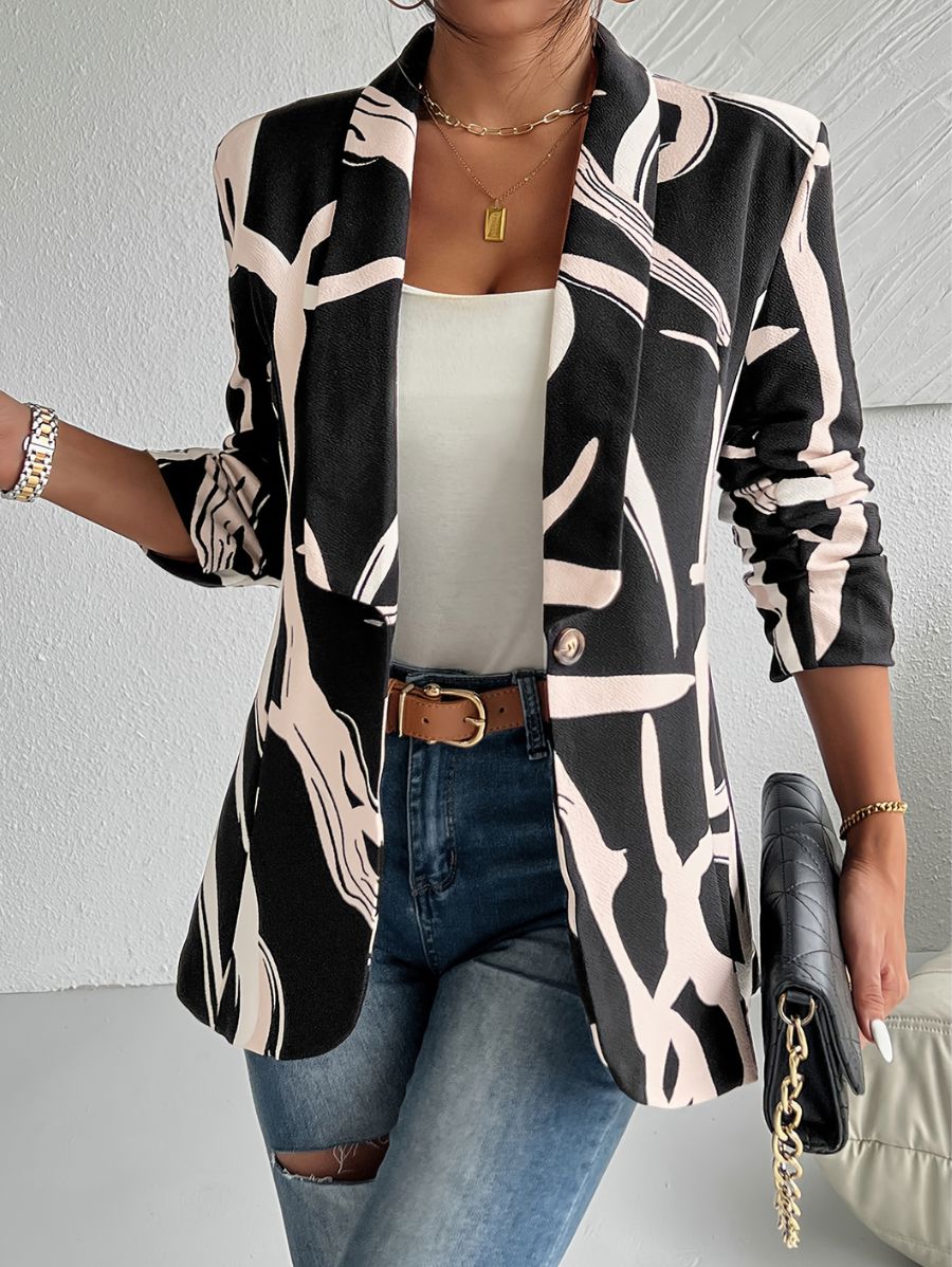BLAZER CON ESTAMPADO Blazer 02 Florebele 