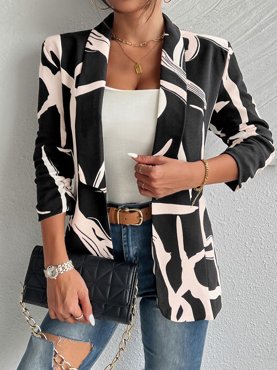 BLAZER CON ESTAMPADO Blazer 02 Florebele S 