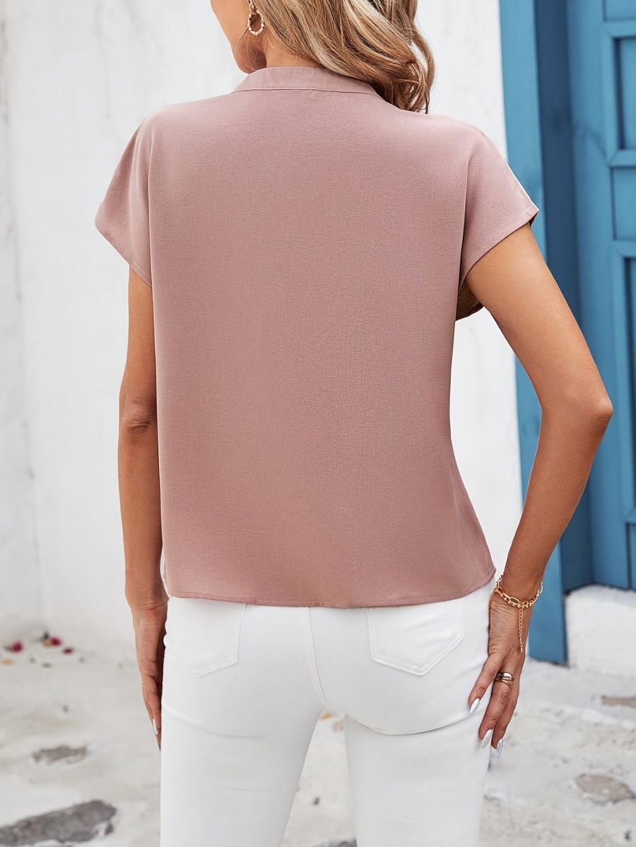 BLUSA MANGA CORTA CON LENTEJUELAS Blusa 23 Florebele 